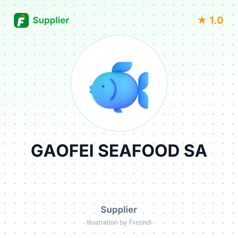 GAOFEI SEAFOOD SA – summary card, no photo uploaded yet