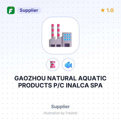 GAOZHOU NATURAL AQUATIC PRODUCTS P/C INALCA SPA – summary card, no photo uploaded yet