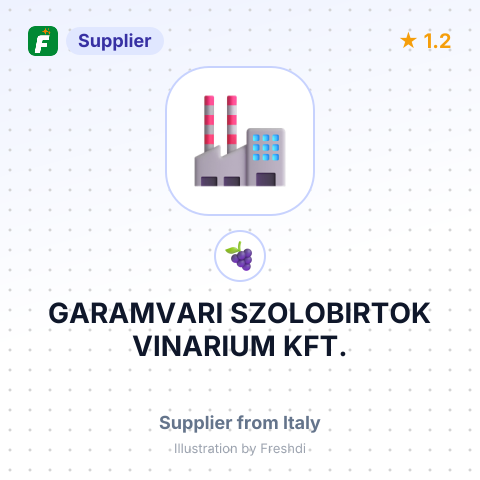 GARAMVARI SZOLOBIRTOK VINARIUM KFT. – summary card, no photo uploaded yet