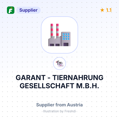 GARANT - TIERNAHRUNG GESELLSCHAFT M.B.H. – summary card, no photo uploaded yet