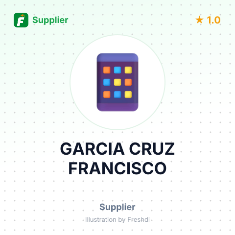 GARCIA CRUZ FRANCISCO – summary card, no photo uploaded yet