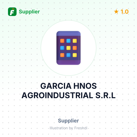 GARCIA HNOS AGROINDUSTRIAL S.R.L – summary card, no photo uploaded yet