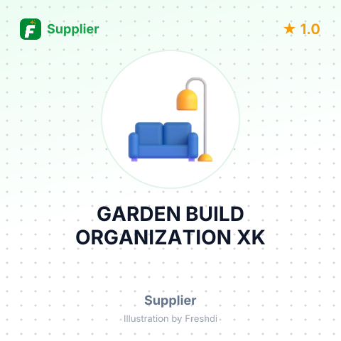 GARDEN BUILD ORGANIZATION XK – summary card, no photo uploaded yet
