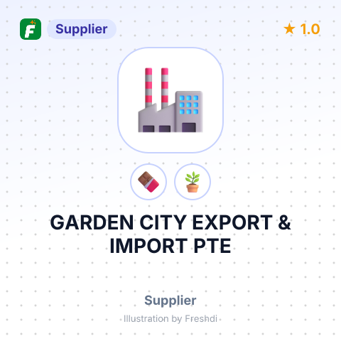 GARDEN CITY EXPORT & IMPORT PTE – summary card, no photo uploaded yet