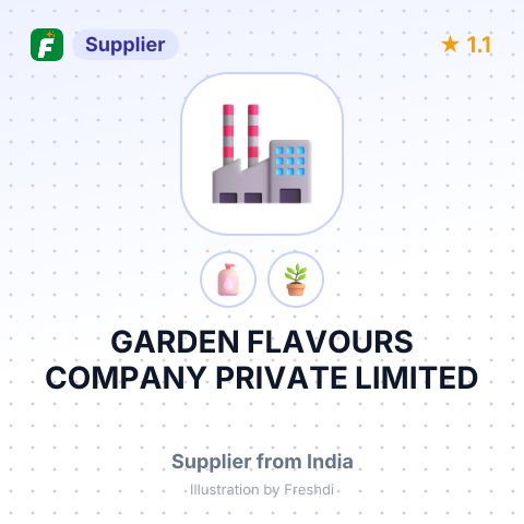 GARDEN FLAVOURS COMPANY PRIVATE LIMITED – summary card, no photo uploaded yet
