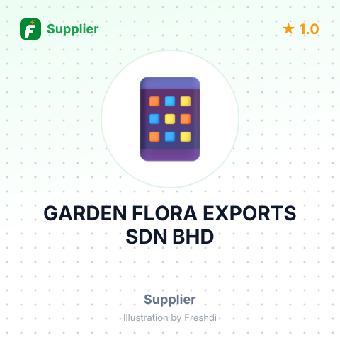 GARDEN FLORA EXPORTS SDN BHD – summary card, no photo uploaded yet