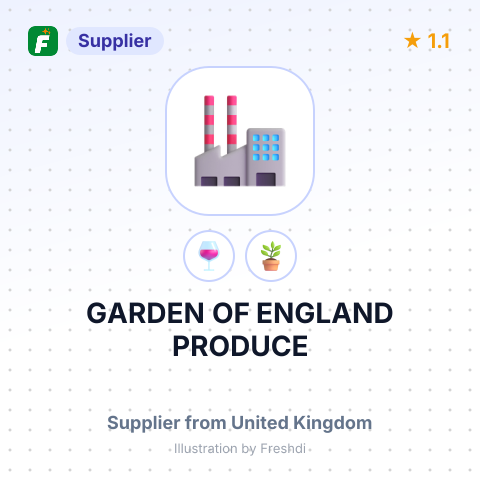 GARDEN OF ENGLAND PRODUCE – summary card, no photo uploaded yet