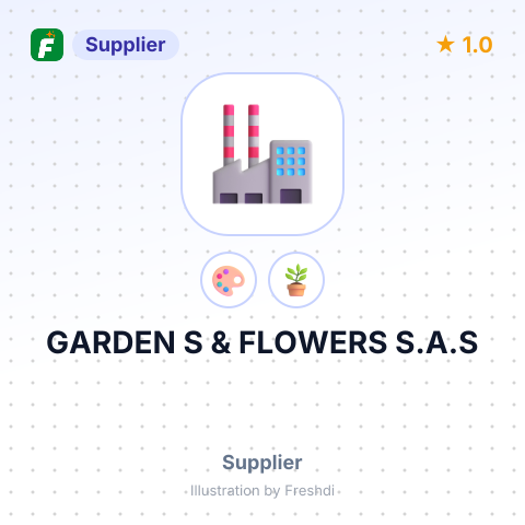 GARDEN S & FLOWERS S.A.S – summary card, no photo uploaded yet