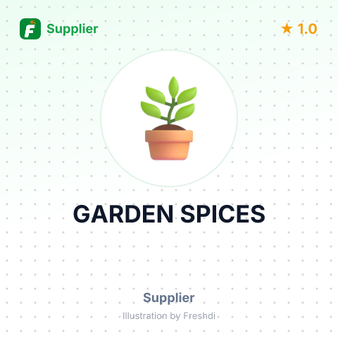 GARDEN SPICES – summary card, no photo uploaded yet