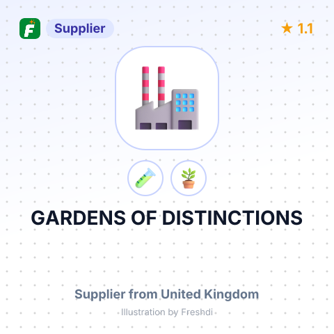 GARDENS OF DISTINCTIONS – summary card, no photo uploaded yet