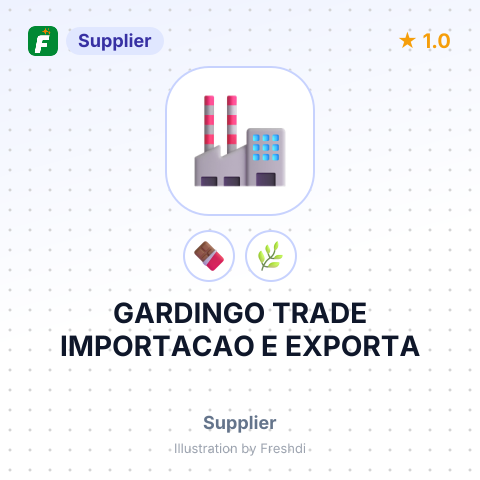 GARDINGO TRADE IMPORTACAO E EXPORTA – summary card, no photo uploaded yet