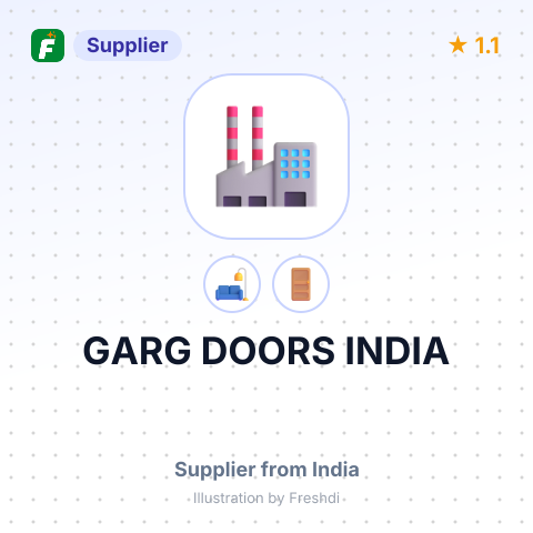 GARG DOORS INDIA – summary card, no photo uploaded yet