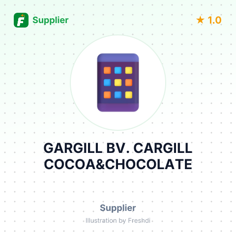 GARGILL BV. CARGILL COCOA&CHOCOLATE – summary card, no photo uploaded yet