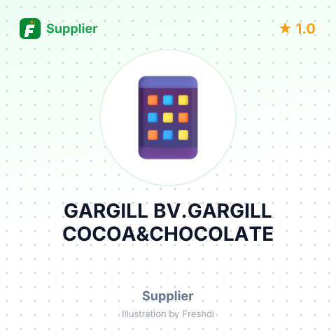 GARGILL BV.GARGILL COCOA&CHOCOLATE – summary card, no photo uploaded yet