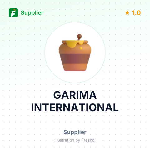 GARIMA INTERNATIONAL – summary card, no photo uploaded yet