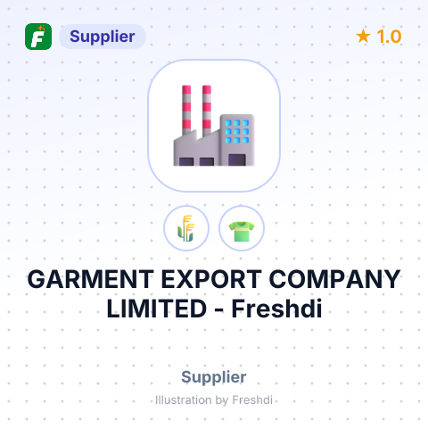 GARMENT EXPORT COMPANY LIMITED – summary card, no photo uploaded yet