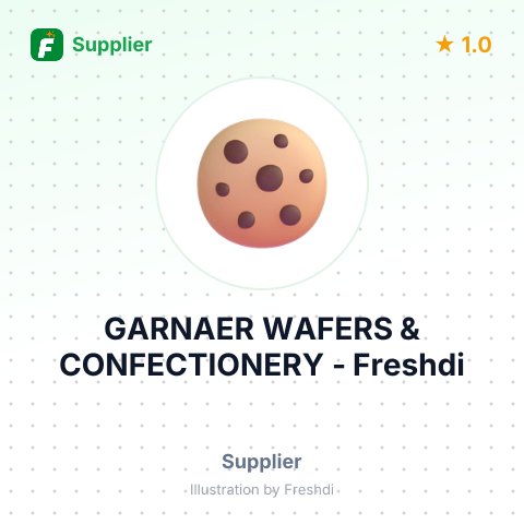 GARNAER WAFERS & CONFECTIONERY – summary card, no photo uploaded yet