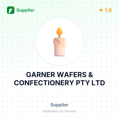 GARNER WAFERS & CONFECTIONERY PTY LTD – summary card, no photo uploaded yet