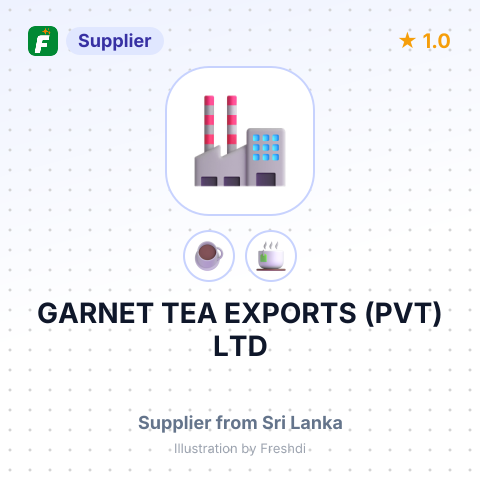 GARNET TEA EXPORTS (PVT) LTD – summary card, no photo uploaded yet