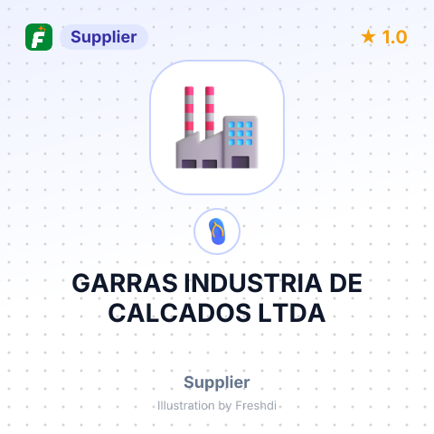 GARRAS INDUSTRIA DE CALCADOS LTDA – summary card, no photo uploaded yet