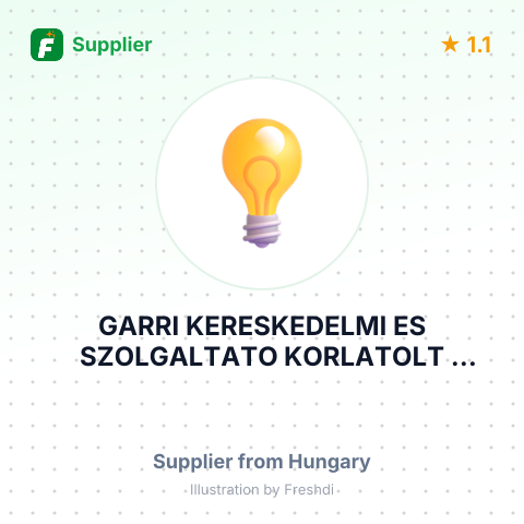 GARRI KERESKEDELMI ES SZOLGALTATO KORLATOLT FELELOSSEGU TARSASAG – summary card, no photo uploaded yet