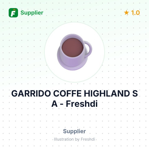 GARRIDO COFFE HIGHLAND S A – summary card, no photo uploaded yet