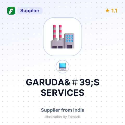 GARUDA&＃39;S SERVICES – summary card, no photo uploaded yet