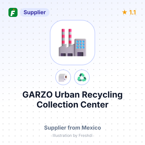 GARZO Urban Recycling Collection Center – summary card, no photo uploaded yet