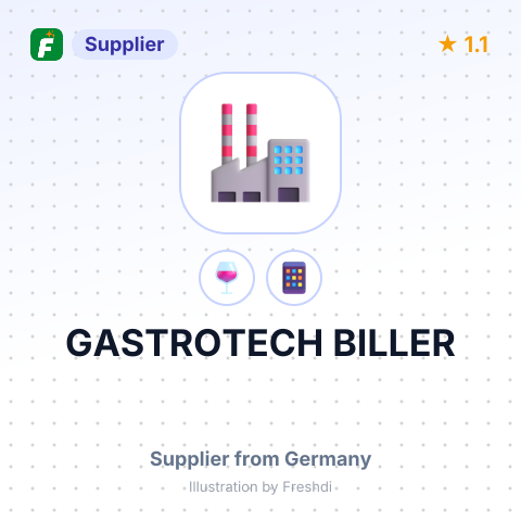 GASTROTECH BILLER – summary card, no photo uploaded yet