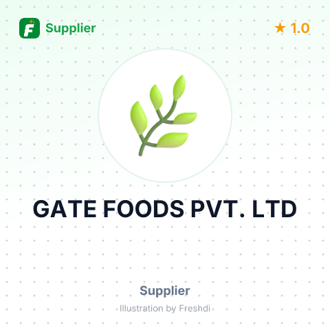 GATE FOODS PVT. LTD – summary card, no photo uploaded yet