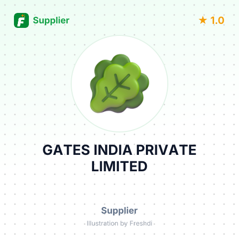GATES INDIA PRIVATE LIMITED – summary card, no photo uploaded yet