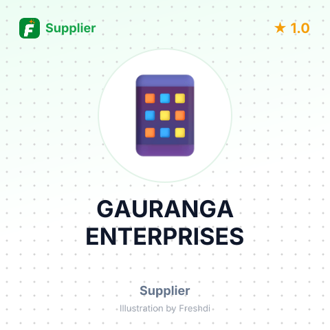GAURANGA ENTERPRISES – summary card, no photo uploaded yet