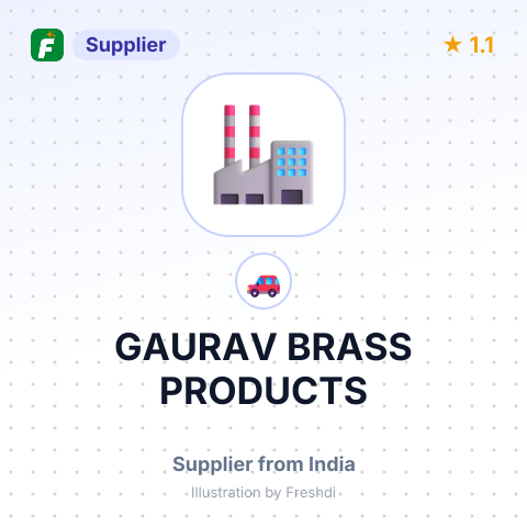 GAURAV BRASS PRODUCTS – summary card, no photo uploaded yet