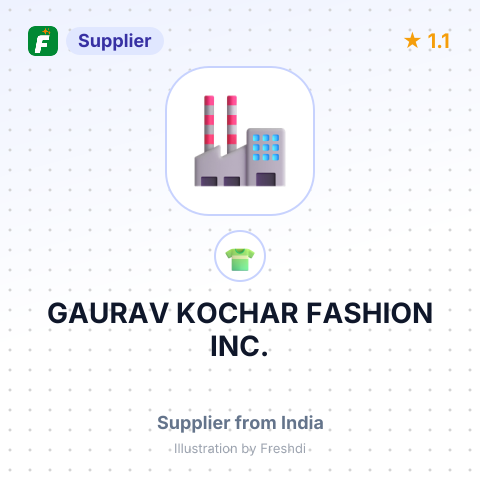 GAURAV KOCHAR FASHION INC. – summary card, no photo uploaded yet