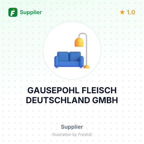 GAUSEPOHL FLEISCH DEUTSCHLAND GMBH – summary card, no photo uploaded yet