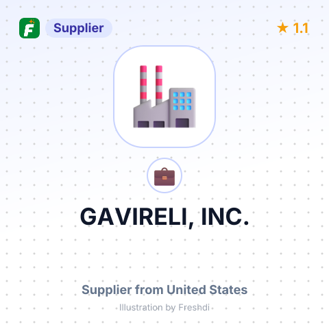 GAVIRELI, INC. – summary card, no photo uploaded yet