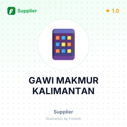 GAWI MAKMUR KALIMANTAN – summary card, no photo uploaded yet