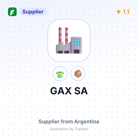 GAX SA – summary card, no photo uploaded yet