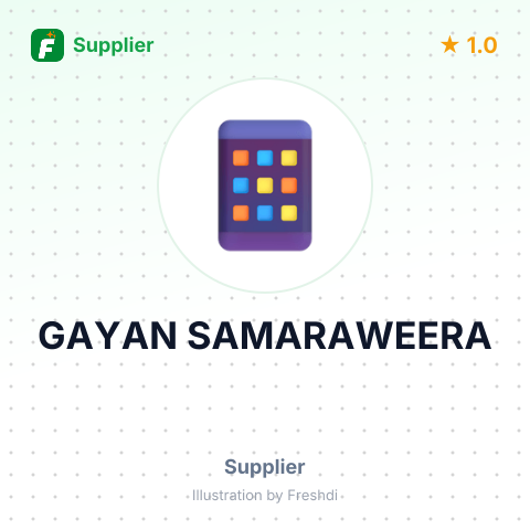 GAYAN SAMARAWEERA – summary card, no photo uploaded yet