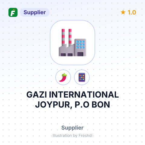 GAZI INTERNATIONAL JOYPUR, P.O BON – summary card, no photo uploaded yet
