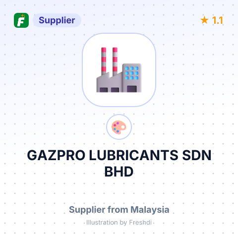 GAZPRO LUBRICANTS SDN BHD – summary card, no photo uploaded yet