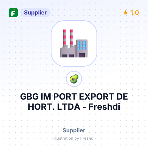 GBG IM PORT EXPORT DE HORT. LTDA – summary card, no photo uploaded yet