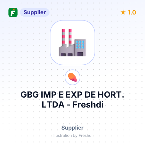 GBG IMP E EXP DE HORT. LTDA – summary card, no photo uploaded yet