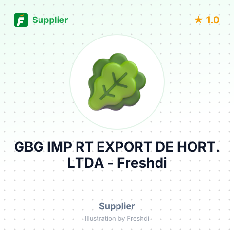GBG IMP RT EXPORT DE HORT. LTDA – summary card, no photo uploaded yet