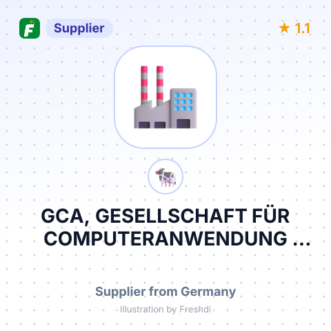 GCA, GESELLSCHAFT FÜR COMPUTERANWENDUNG MBH – summary card, no photo uploaded yet
