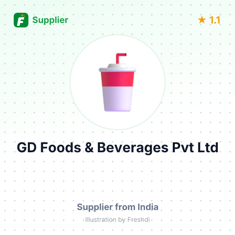 GD Foods & Beverages Pvt Ltd – summary card, no photo uploaded yet