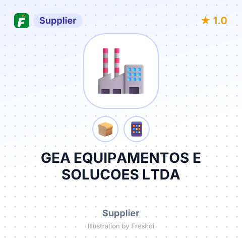 GEA EQUIPAMENTOS E SOLUCOES LTDA – summary card, no photo uploaded yet