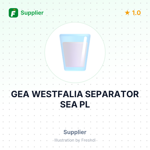GEA WESTFALIA SEPARATOR SEA PL – summary card, no photo uploaded yet