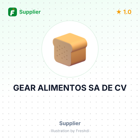 GEAR ALIMENTOS SA DE CV – summary card, no photo uploaded yet