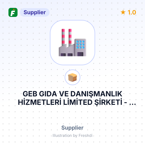 GEB GIDA VE DANIŞMANLIK HİZMETLERİ LİMİTED ŞİRKETİ – summary card, no photo uploaded yet